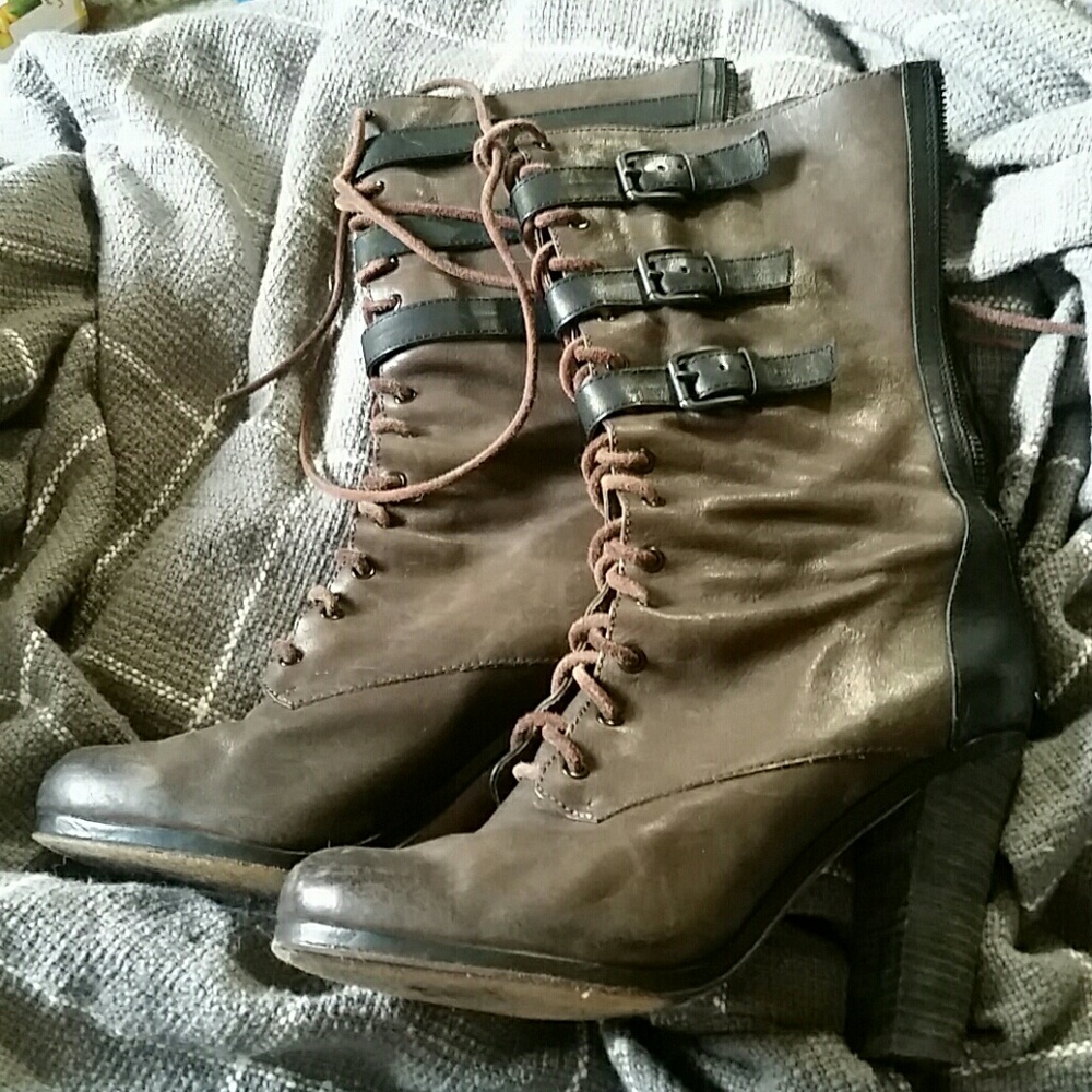 Plenty By Tracy Reese Triple Buckle Mid Calf Boot